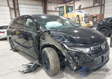 2023 Honda Odyssey Sport из США, поврежденный, VIN 5FNRL6H76PB079124